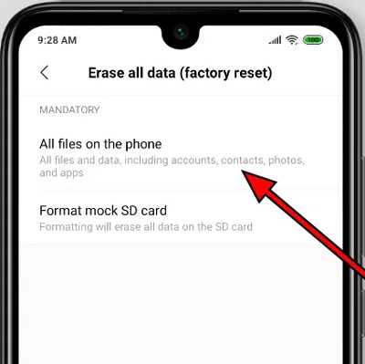 Arahan untuk menetapkan semula telefon Android untuk memulihkan tetapan kilang