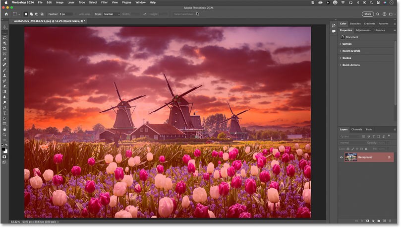 How to turn a photo into a painting using the Generative Fill function in Photoshop