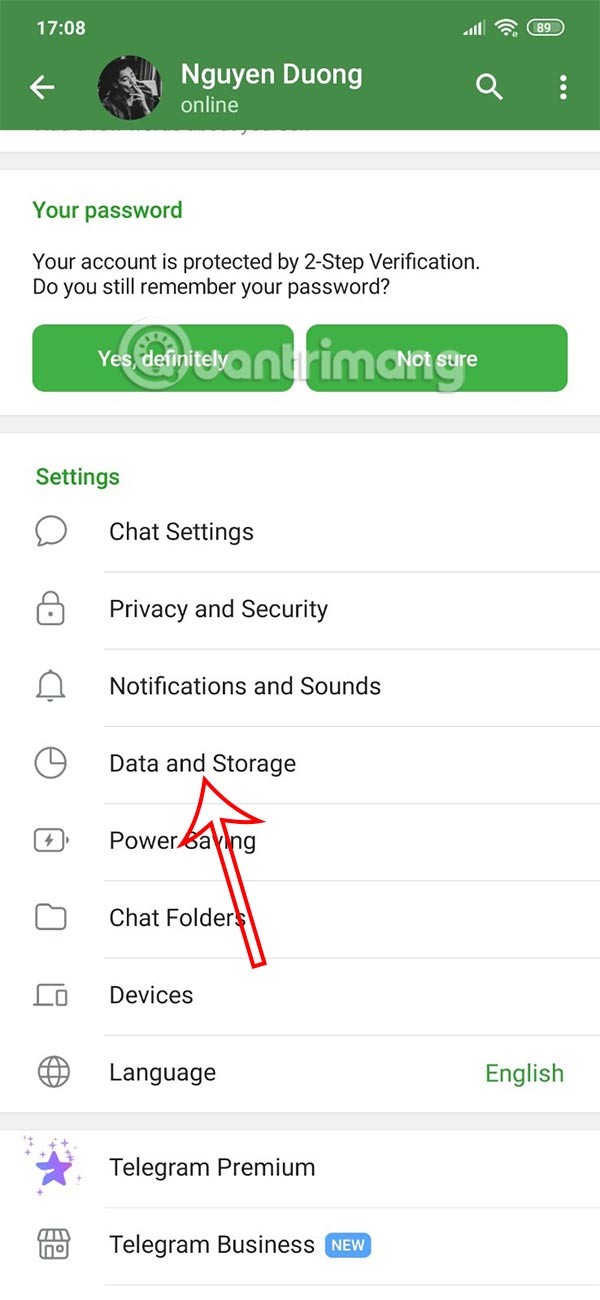 Comment réinitialiser le téléchargement automatique sur Telegram