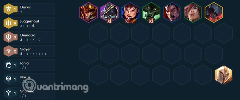 Экипировка Garen DTCL сезона 9, сборка Garen Dung Si