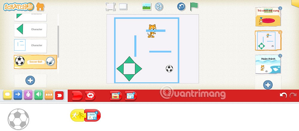 برنامج تعليمي لتصميم لعبة المتاهة ScratchJR (المنشور الأخير)