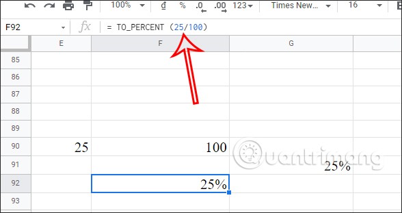 Googleスプレッドシートでパーセンテージ（％）を計算する方法