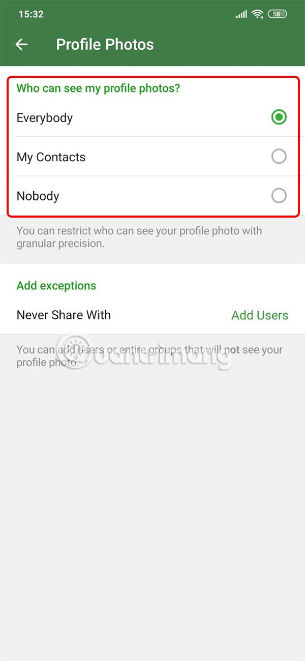 كيفية تعيين صورة شخصية عامة لحساب Telegram