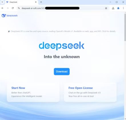 這些虛假的 DeepSeek 廣告正在傳播危險的惡意軟體