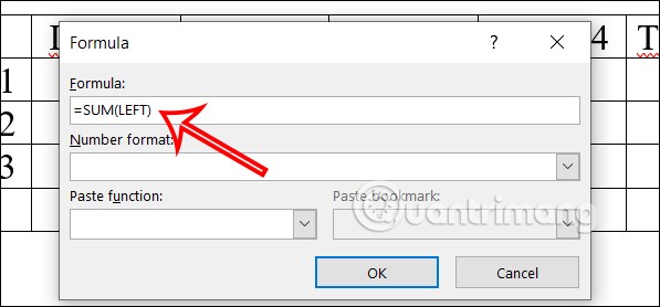 Инструкции по расчету сумм в Word