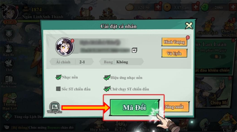 Último código Vo Lam Dai Minh Tinh e como resgatar o código