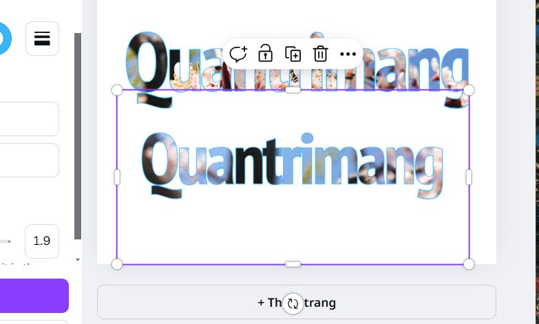 Instrucțiuni pentru încorporarea imaginilor în text pe Canva