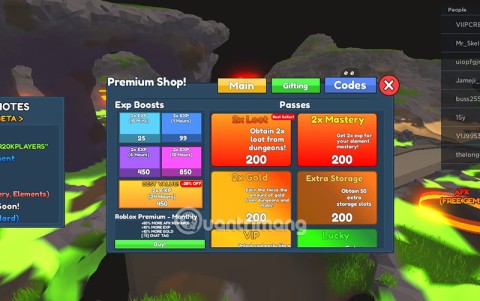 Derniers codes dElemental Dungeons et comment les saisir