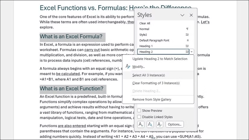 Como usar estilos no Microsoft Word para formatar documentos de forma consistente