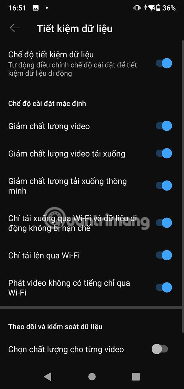 كيفية توفير البيانات التي يستخدمها YouTube
