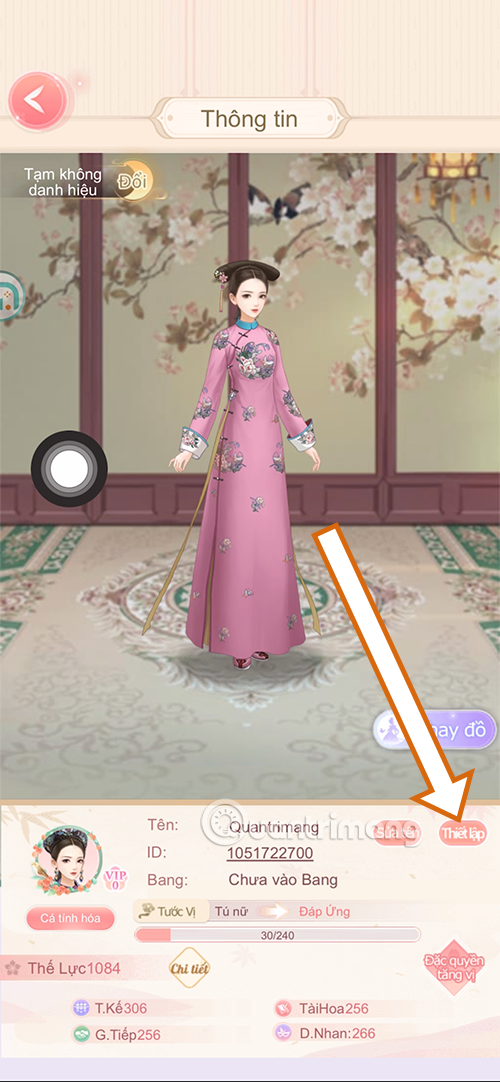 The latest Giftcode for Queen Gia Lam and how to redeem the code for rewards