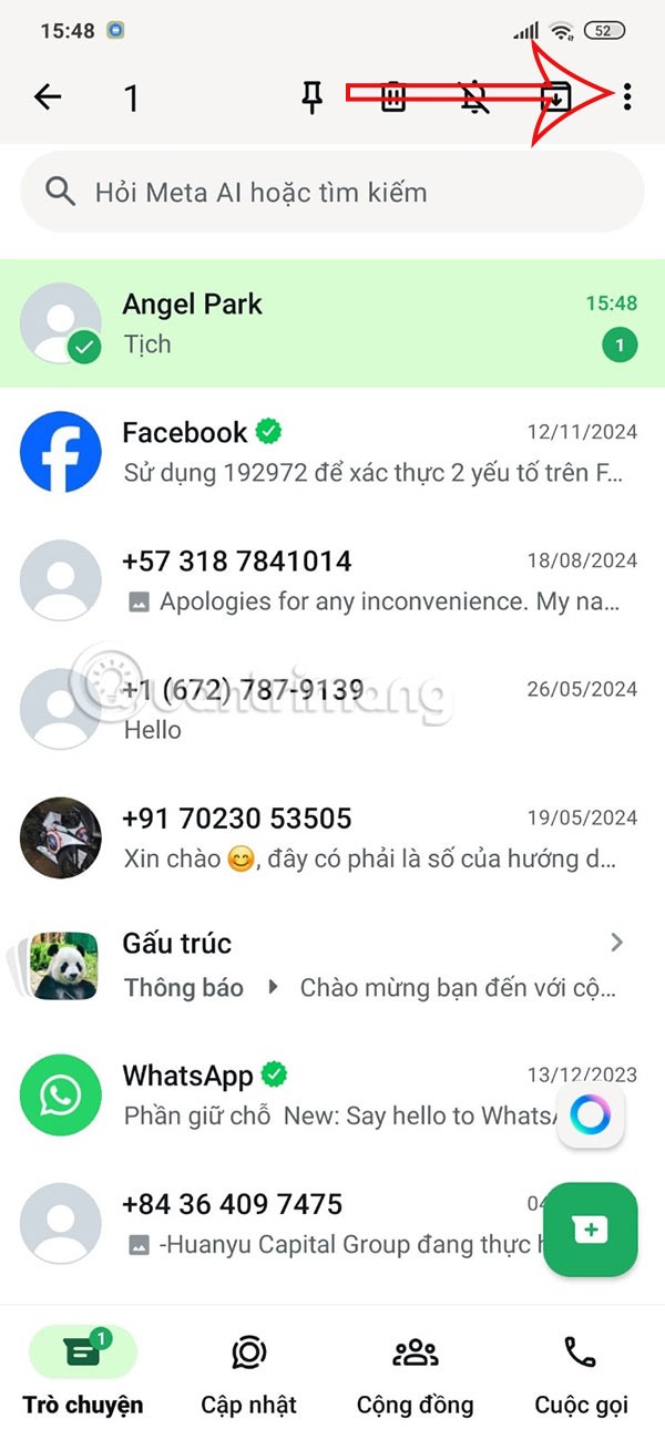 Как отметить все сообщения WhatsApp как прочитанные