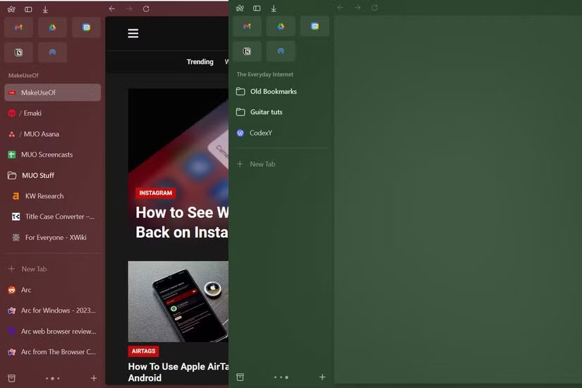 Why are horizontal tabs better than vertical tabs in browsers?