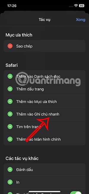 Comment enregistrer le lien d'une page Web Safari dans une note rapide
