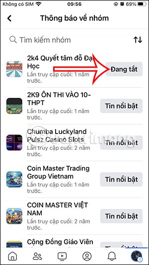 كيفية إيقاف إشعارات المجموعة على فيسبوك