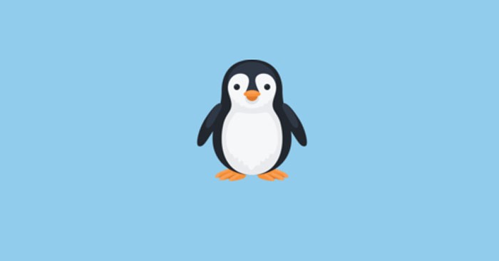 O que significa o ícone do pinguim?