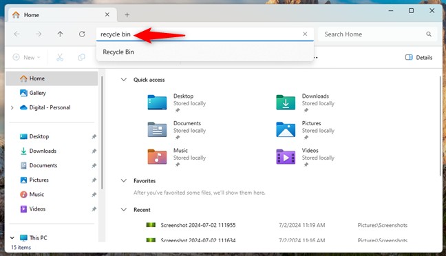 11 Cara Membuka Tong Kitar Semula pada Windows