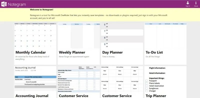 أفضل 5 مواقع لتنزيل قوالب OneNote المجانية