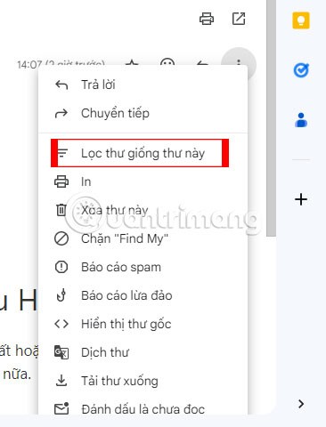 Instrucțiuni pentru crearea unui filtru de e-mail de intrare pe Gmail