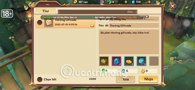 Aktueller Cuu Thien Mobile Code und Anweisungen zur Codeeingabe Aktueller Cuu Thien Mobile Code und Anweisungen zur Codeeingabe