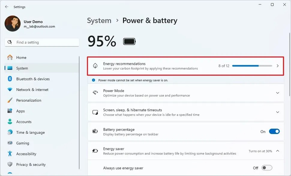 วิธีตรวจสอบว่าแอปใดใช้แบตเตอรี่มากใน Windows 11