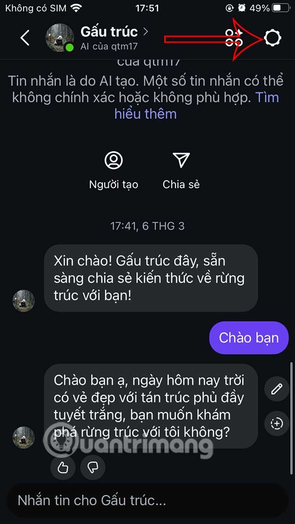 How to delete AI character created on Instagram