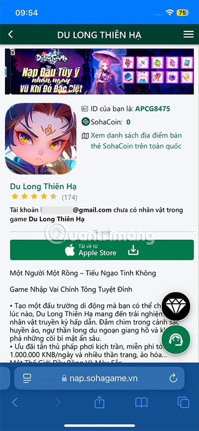 أحدث كود Du Long Thien Ha وتعليمات استرداد الكود