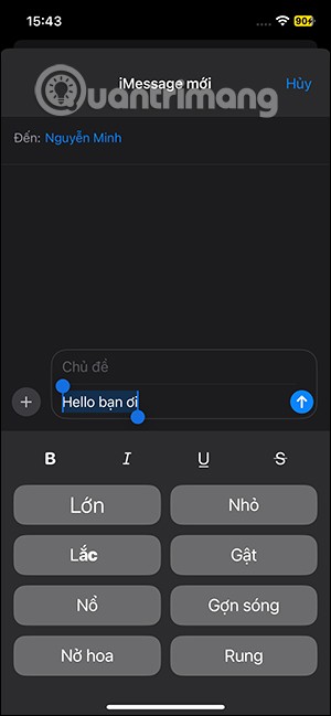 Comment créer des messages animés sur iMessage iOS 18