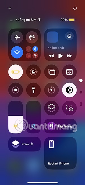 Instructions pour réinitialiser le centre de contrôle sur iPhone
