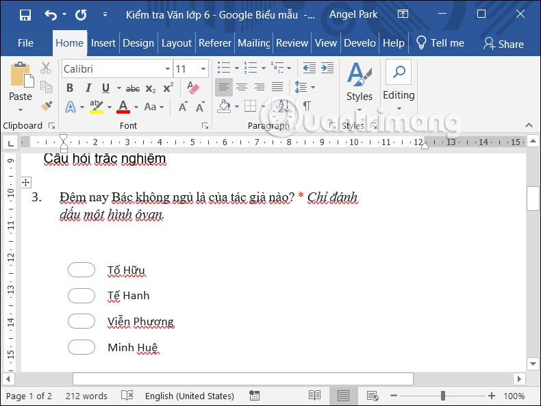 How to convert Google Forms to PDF, Google Docs and Word