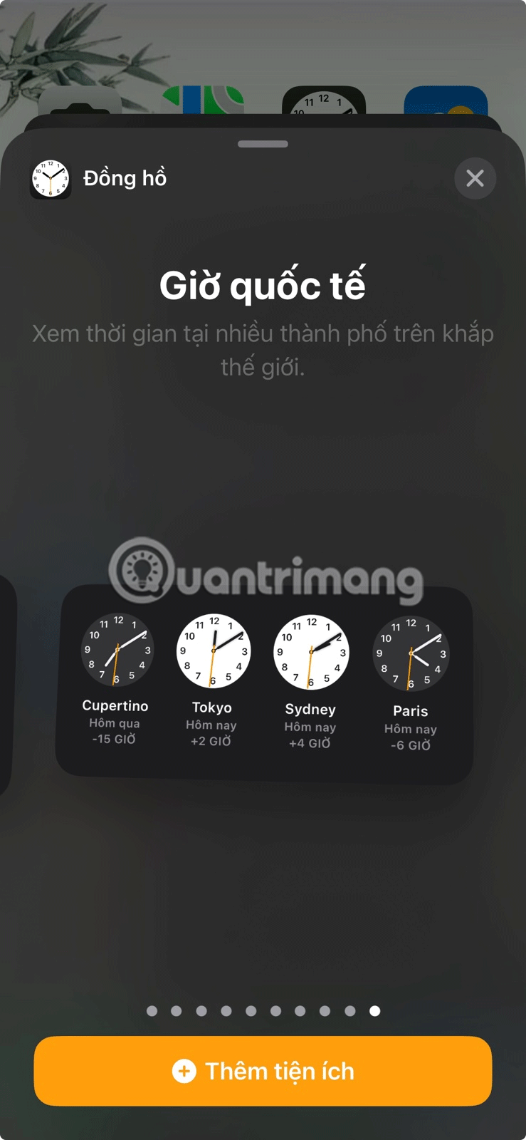 Hoe u meerdere tijdzones op het iPhone-scherm kunt weergeven