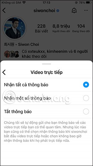 Как включить уведомления для подписок на аккаунты Instagram