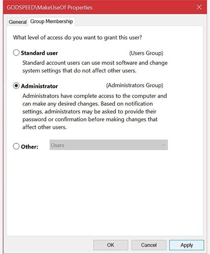 4 วิธีในการเปลี่ยนประเภทบัญชีผู้ใช้ใน Windows