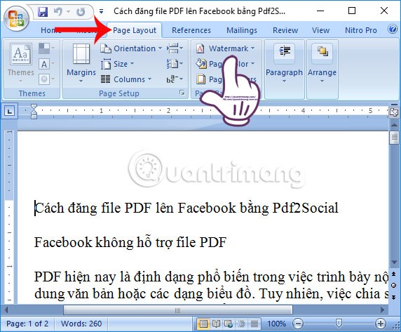 Comment insérer et supprimer un filigrane dans un document Word Comment insérer et supprimer un filigrane dans un document Word