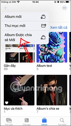 كيفية مشاركة ألبومات الصور على iPhone