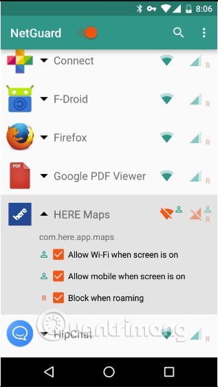 Android uygulamalarının arka planda mobil veri kullanarak internete erişmesi nasıl engellenir