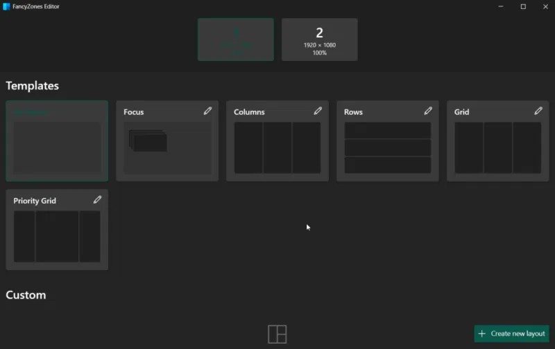 Comment configurer un double écran parfait sous Windows avec FancyZones