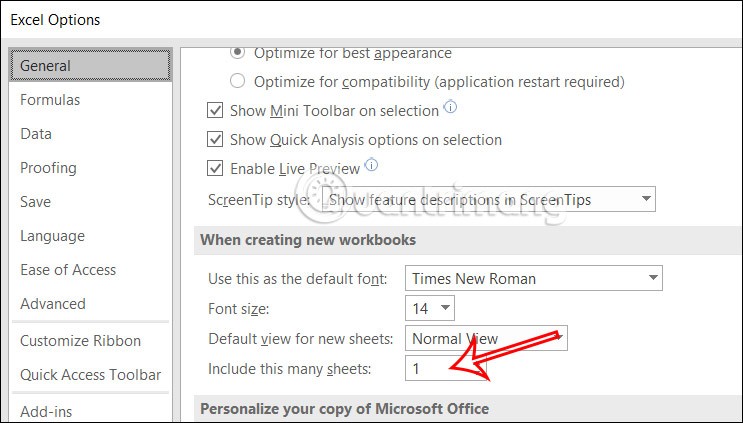 Default settings in Excel that should be changed