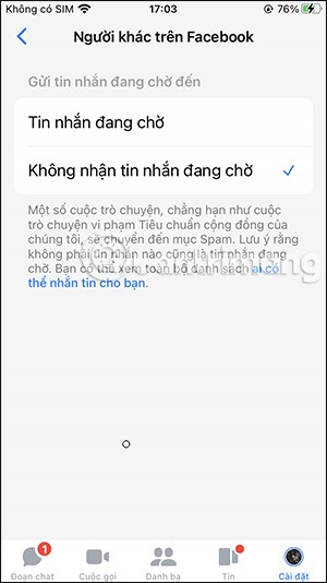 How to not receive messages from strangers on Messenger