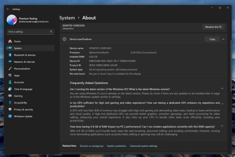 Windows 11 est sur le point dajouter une section de conseils de configuration système