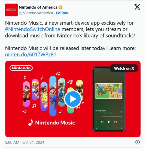 Nintendo запускает музыкальное приложение, синтезирующее мелодии, появившиеся за 40 лет разработки игр компании Nintendo запускает музыкальное приложение, синтезирующее мелодии, появившиеся за 40 лет разработки игр компании