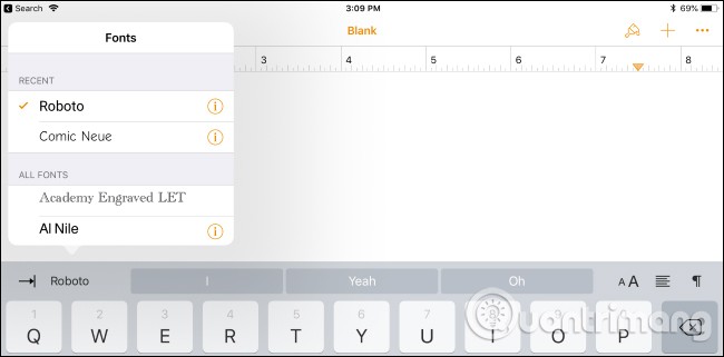 Instrukcje dotyczące instalacji czcionek na iPhone, iPad