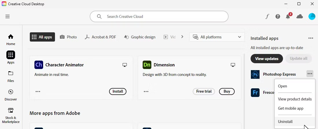 Hoe u Adobe Creative Cloud op Windows correct verwijdert