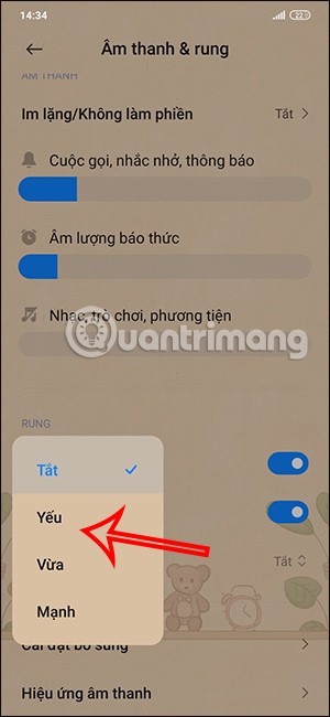 Instructions for adjusting vibration mode on Xiaomi phones