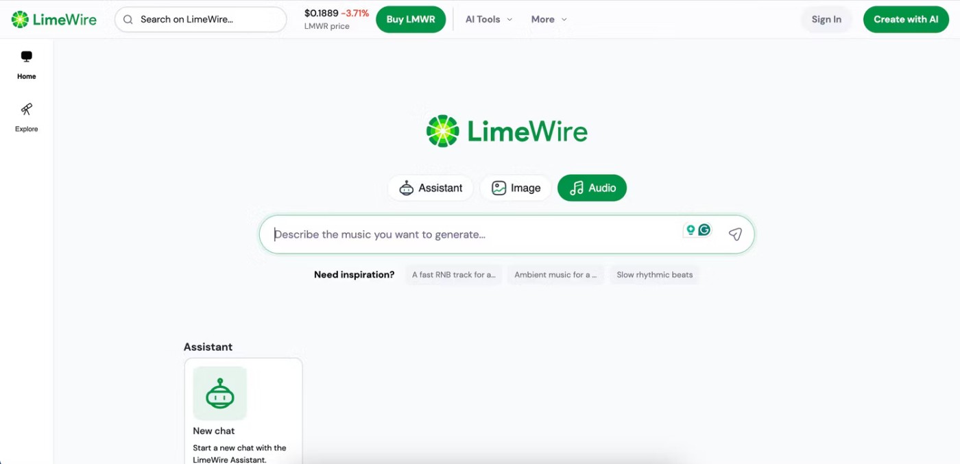 LimeWire يعود للظهور كمولد صور بالذكاء الاصطناعي