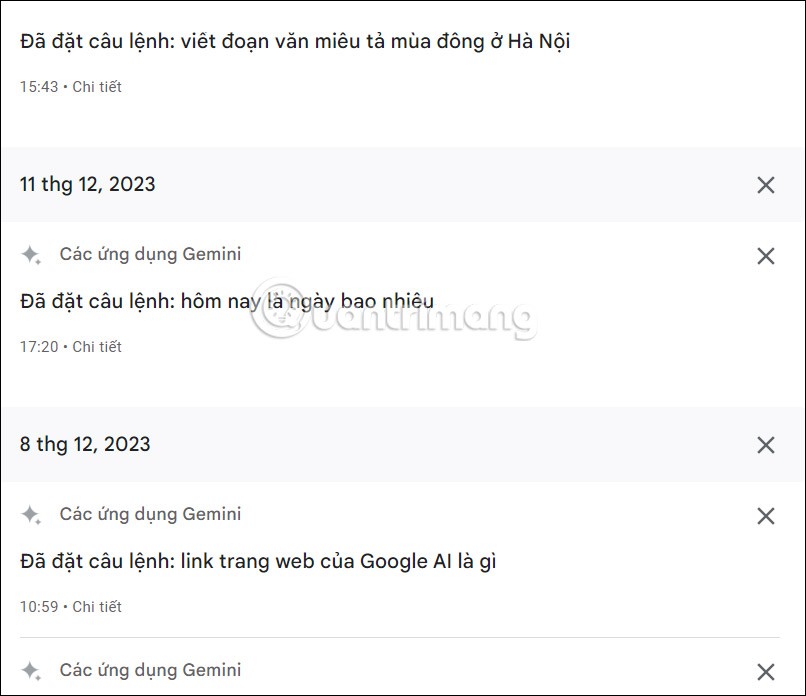Comment supprimer une conversation Google Gemini