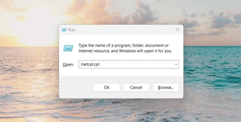 كيفية فتح خيارات الإنترنت في نظام التشغيل Windows 11