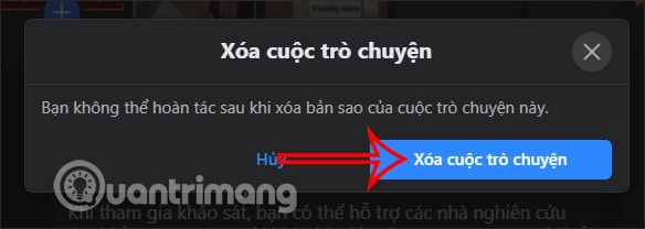 Messengerでグループを完全に削除する方法