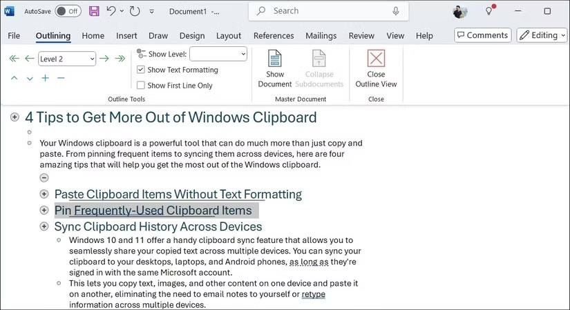 Advanced Word features that make your life easier