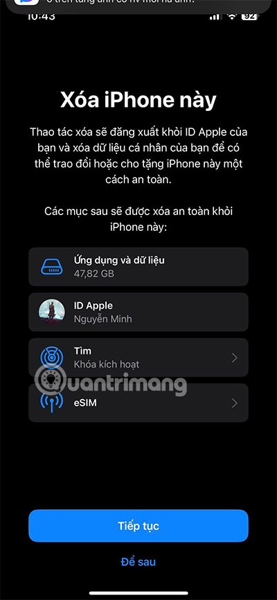 iPhoneを工場出荷時の設定に戻すには、どのiPhoneでもできます。